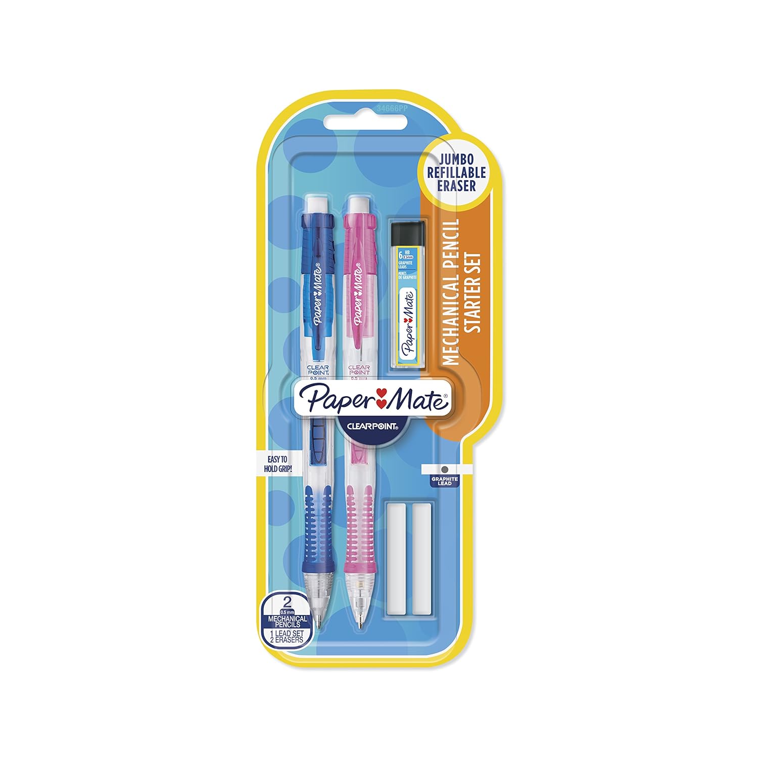 Paper Mate CLEARPOINT Mechanical Pencil, Mechanical Pencil Starter Set