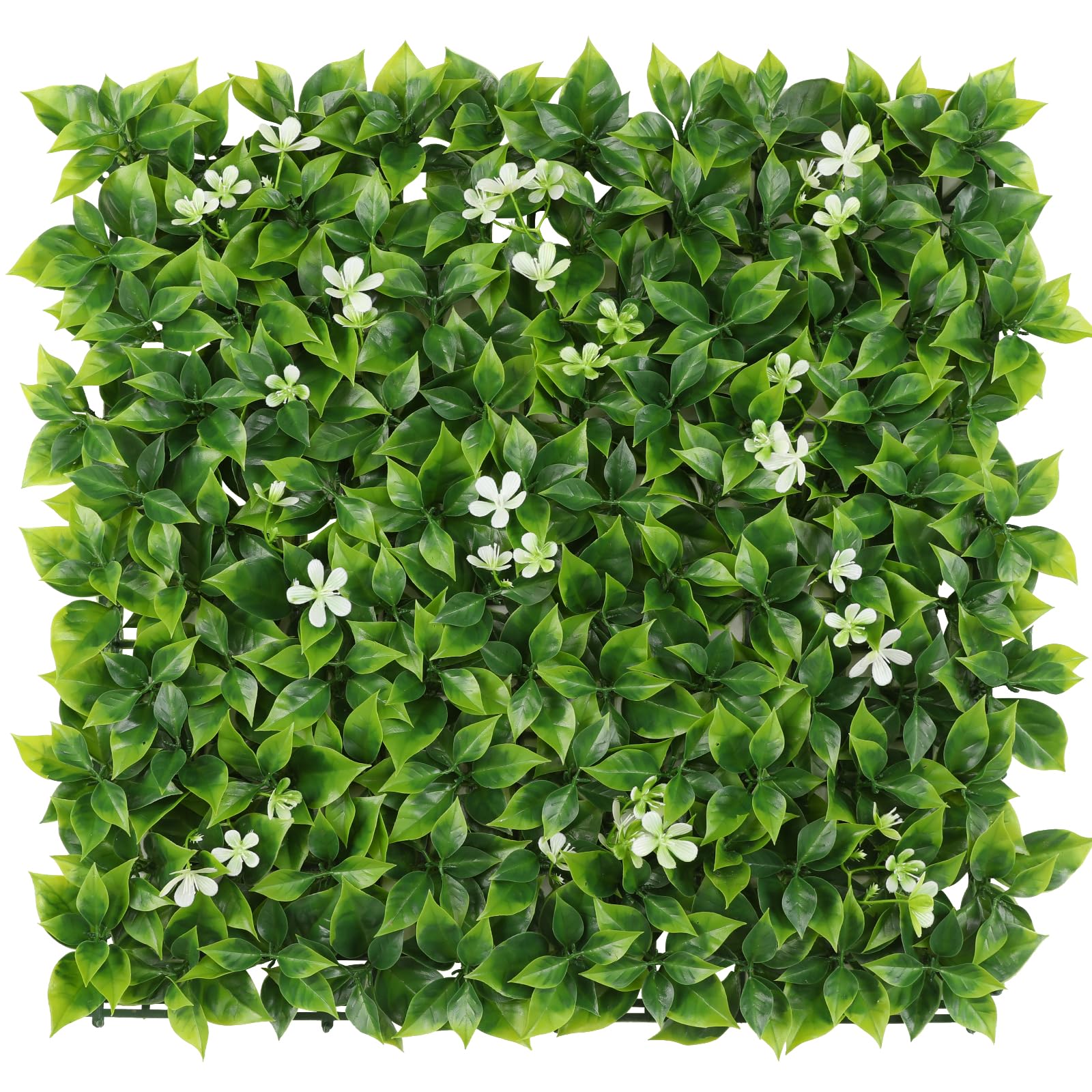 Photo 1 of 12pcs Artificial Grass Wall Panels 20”×20” Greenery Wall Backdrop Boxwood Panels Green Leaf Hedge Panel Grass Backdrop for Home Decor Indoor Greenery Fence Privacy Screen for Outdoor Garden Balcony