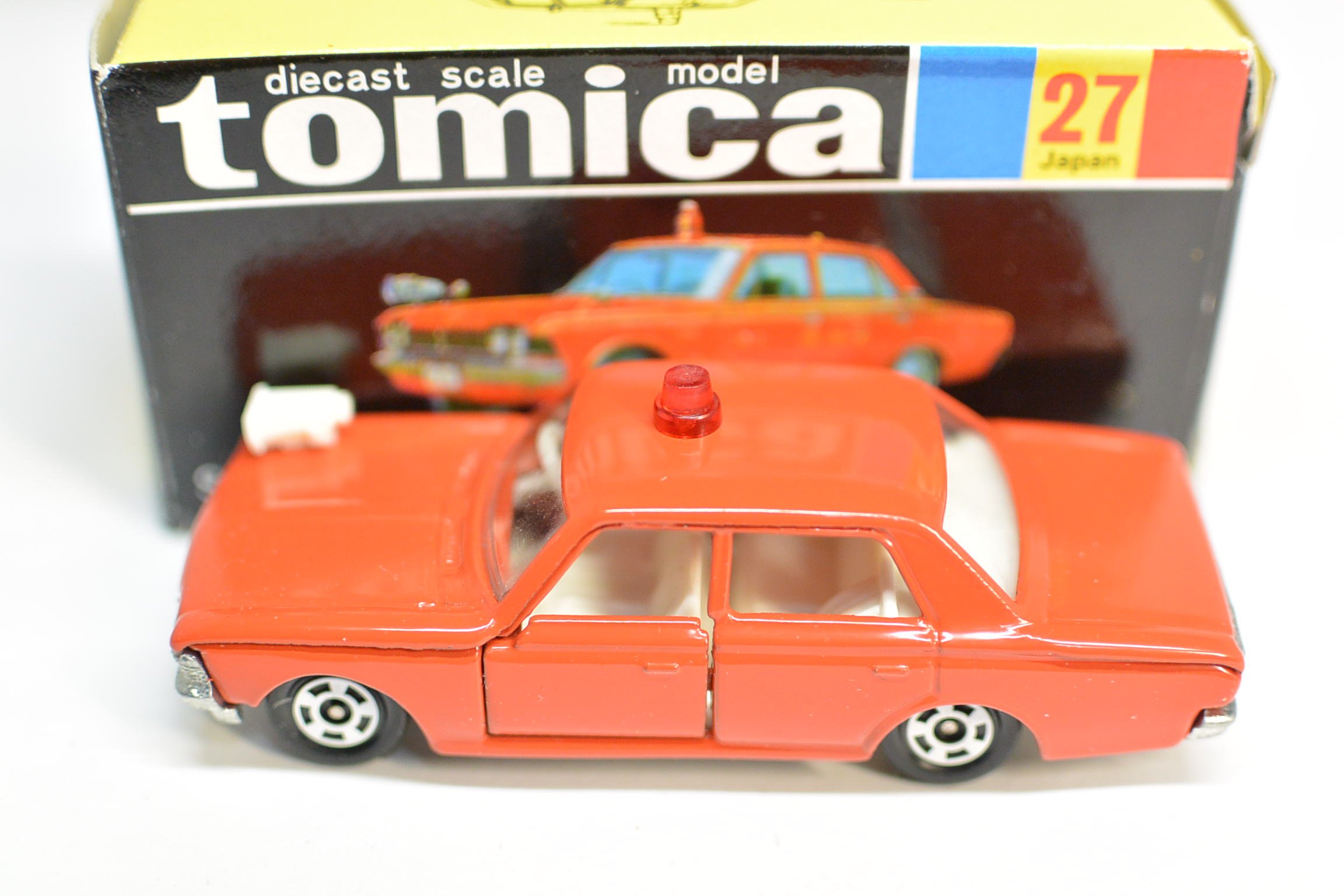 TOMICA 30th Anniversary TOMY 27 crown fire chief car (black box) (japan import)