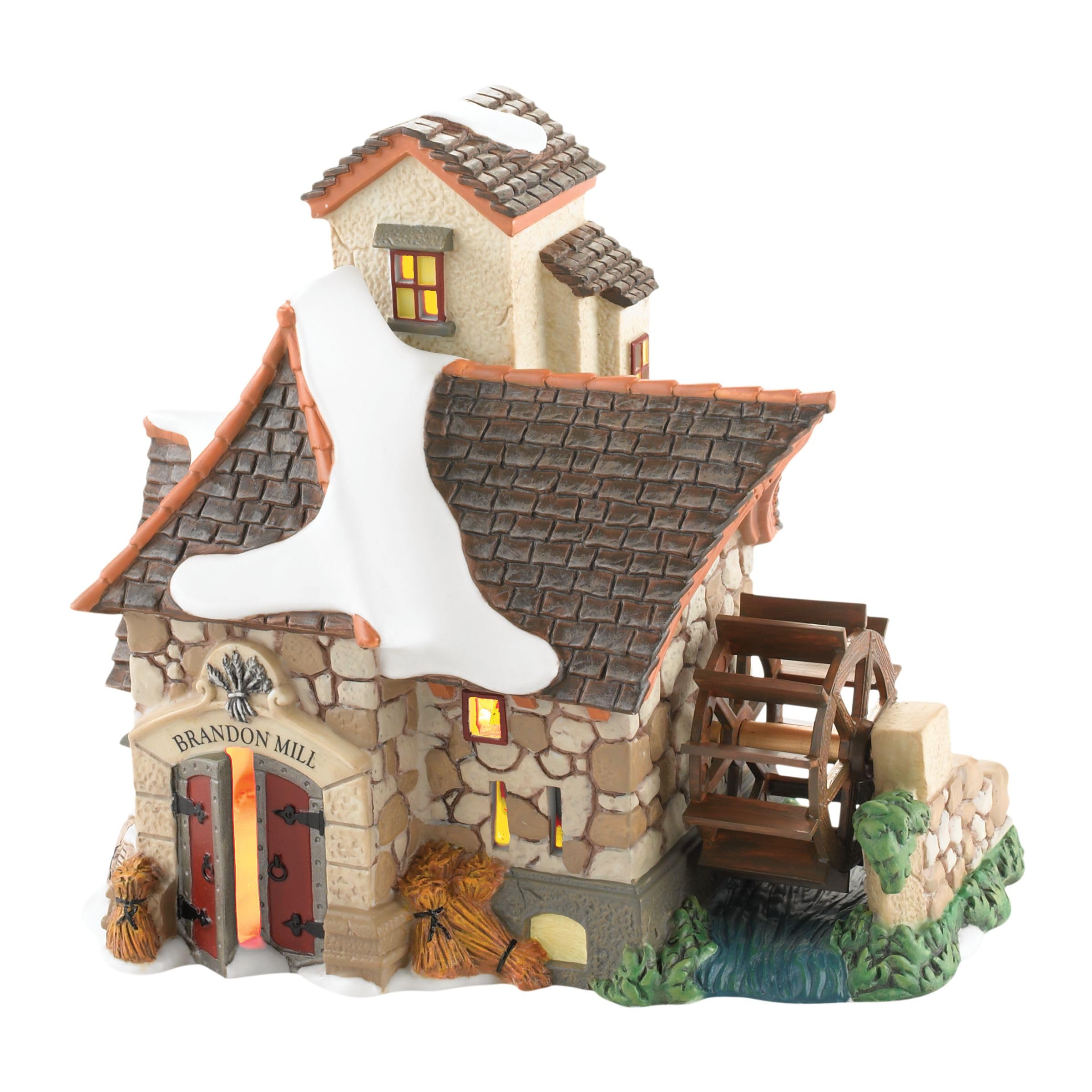 Photo 1 of Department 56 Dickens' Village The Brandon Mill Lit Animated Building, 6.1 inch, Multicolor