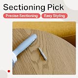 Olivia Garden Expert Blowout Speed Round Brush 45mm Ceramic Barrel White Grey view 5