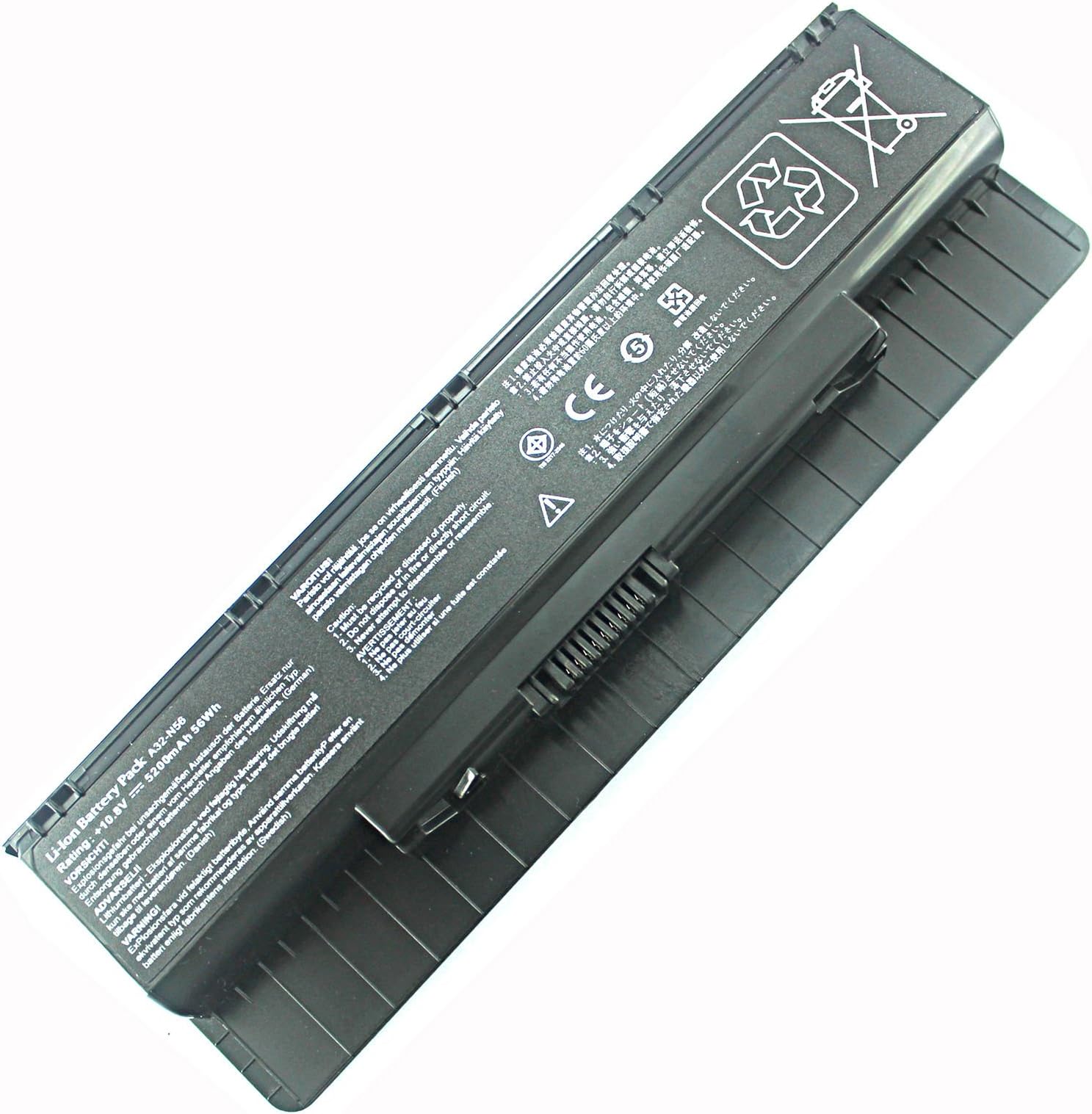 A32-N56 battery for Asus N46 N56/N76/R401VB/R501VB R701VB 10.8 V/5200 MAH 6cell