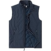 Outdoor Ventures Men's Casual Outerwear Vest Lightweight Winter Zip Up Sleeveless Jacket for Hiking Travel Golf Running