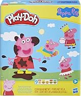 Play-Doh Peppa Pig Stylin Set with 9 Cans 57g Pink 28g Each 11 Accessories