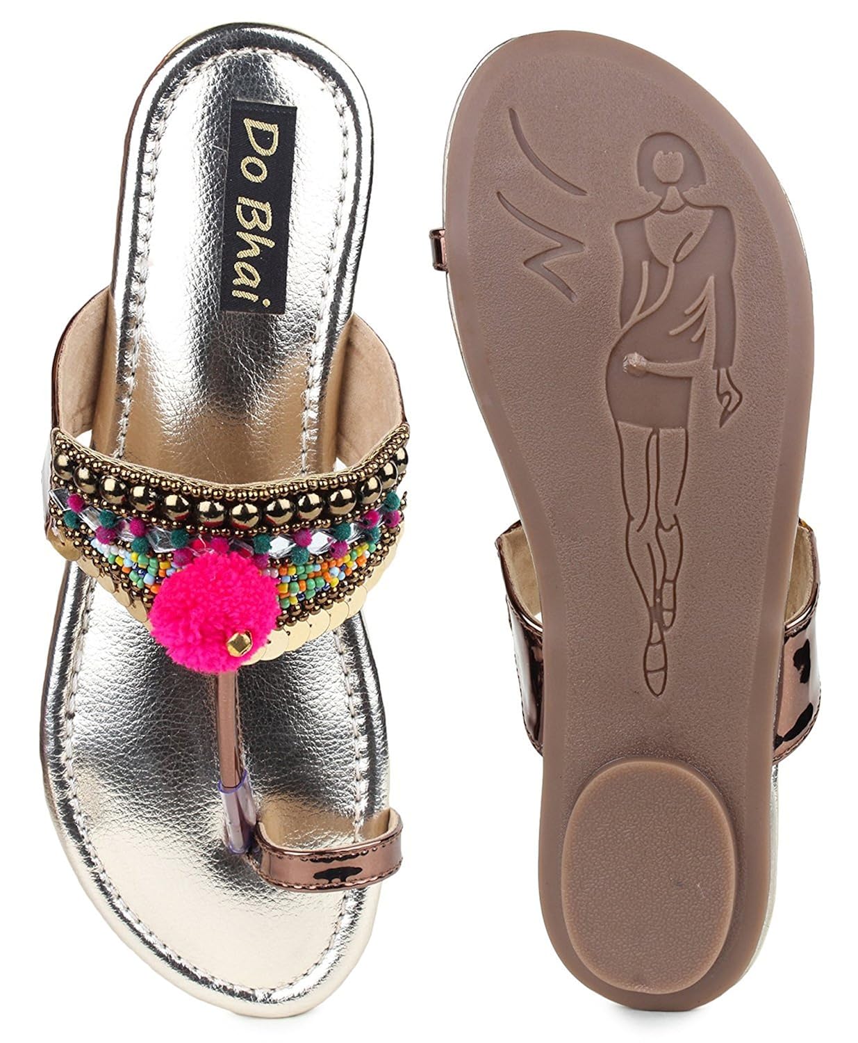 do bhai synthetic metro flat sandal for women