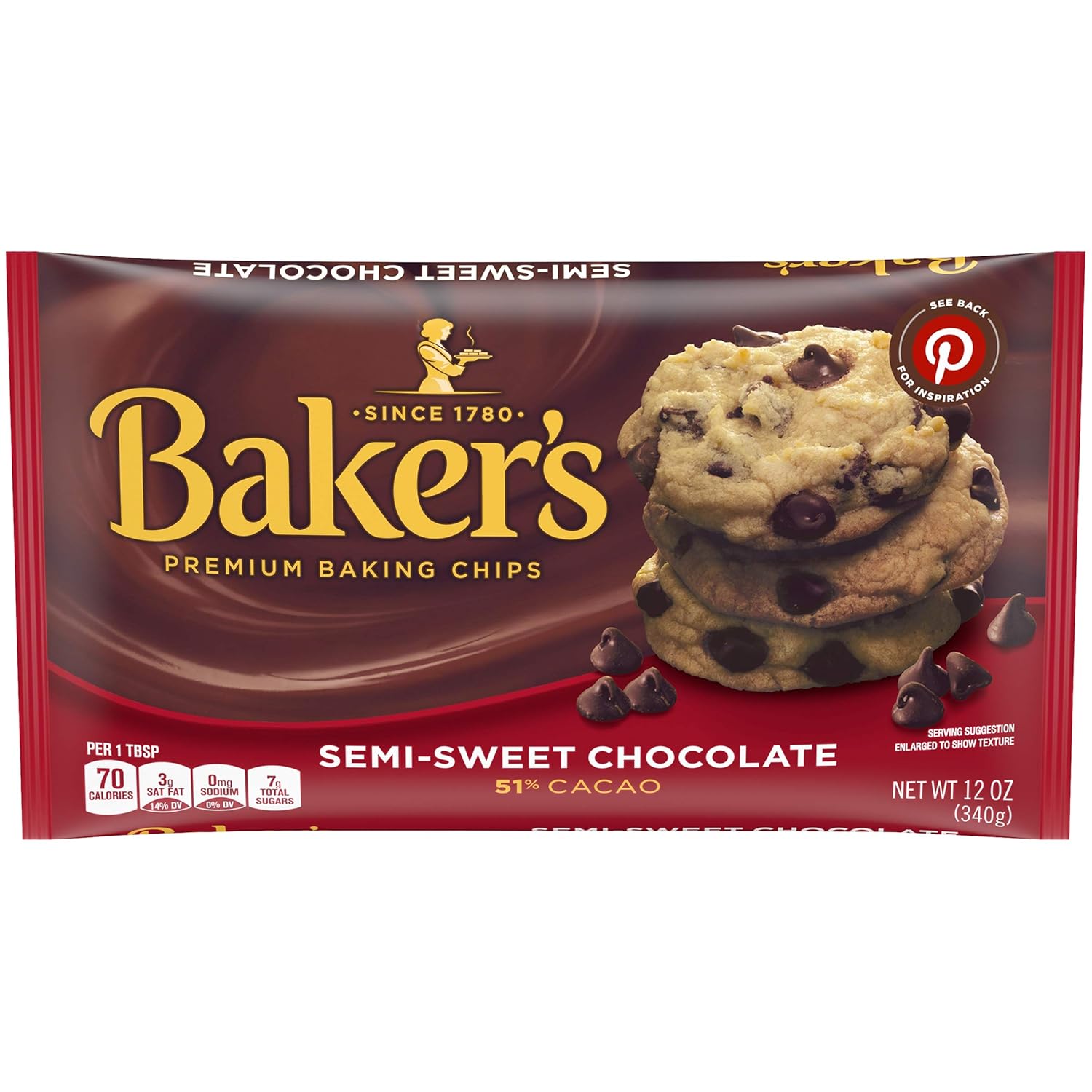 Baker's Semi Sweet Chocolate Chips, 12 Ounce