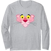 Pink Panther Face Long Sleeve T-Shirt