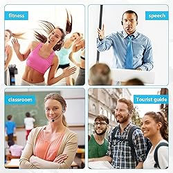 Bietrun Wireless Microphone Headset with
