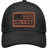 Metawu Girl Dad Hats Girl Dad Gifts from Daughter,Fathers Day Birthday Gifts for Dad of Girls,Mesh-Back Baseball Caps