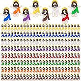 Yelakey 200 Pcs Little Tiny Jesus Mini Jesus Figurines in Bulk Original Design to Hide and Seek Religious Party Favors Baptism Gift for Easter Egg Stuffers Fillers