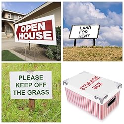 Patelai 6 Pcs 24 x 36 Inches Corrugated Plastic