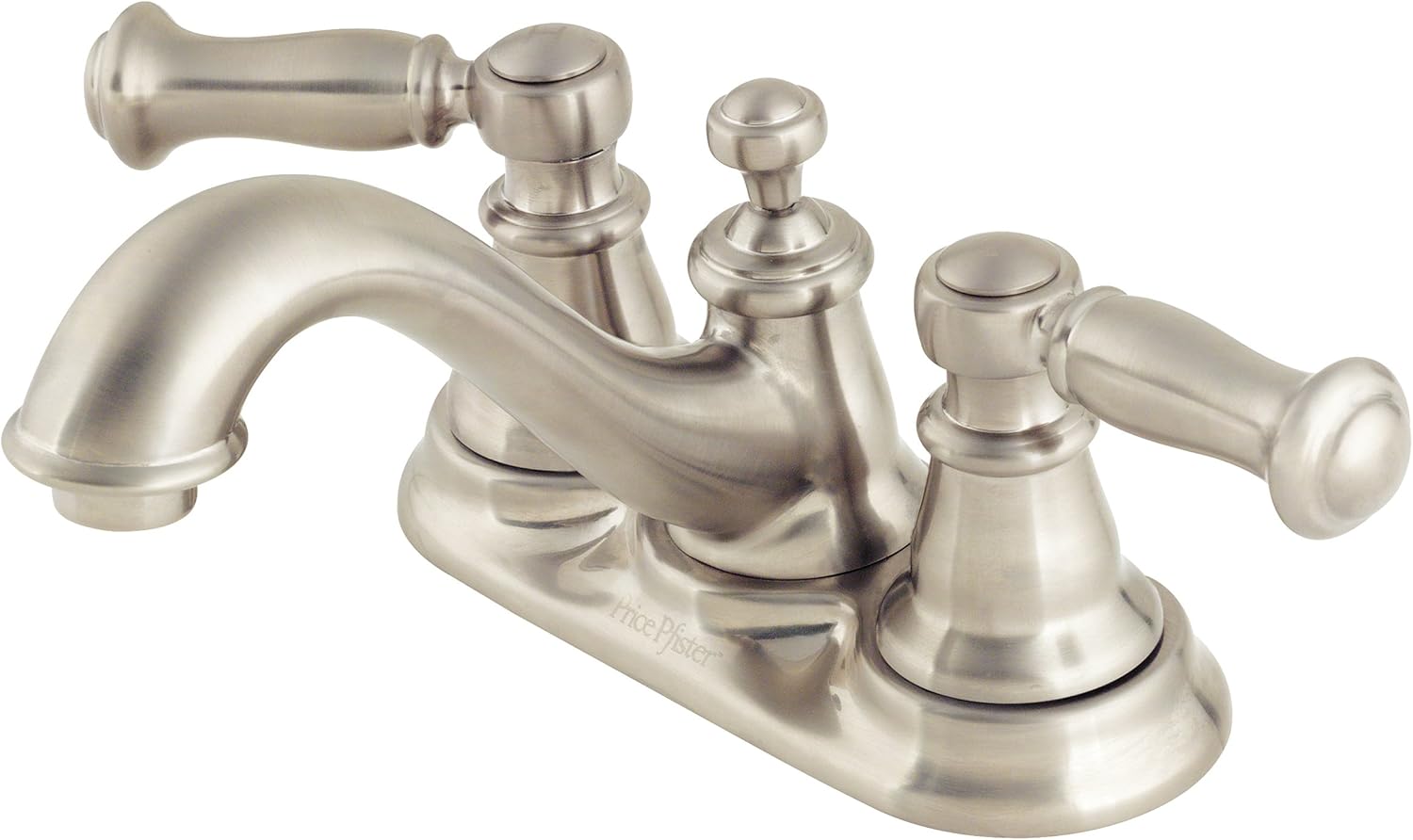 Pfister Bristol – 4" de dos asas Centerset llave de baño, cromo pulido