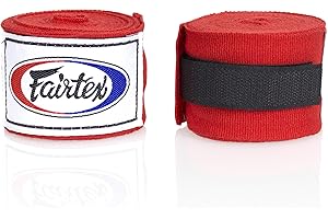 Fairtex HW2 Elastic Cotton Handwraps, 120' and 180" Full Length Hand Wraps-Many Colors