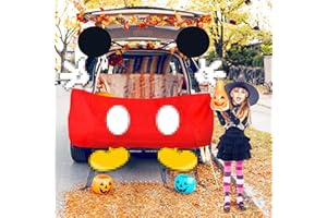 PEEOED Halloween Trunk or Treat Car Decorations Kit, Car Archway Garage Door Decoration Halloween Decorations Haunted House Car Trunk Banner Waterproof for Halloween Outdoor Car Party Supplies (Mouse)