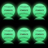 SYNGUCK Glow in The Dark Baseball,Light Up Baseballs Official Size | Baseball For Night Games, Practice, Gifts for Kids, Boys, Girls &amp; Fans