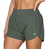 COLOSSEUM Active Women's Annika Moisture Wicking Performance Running Short with Zipper Pockets