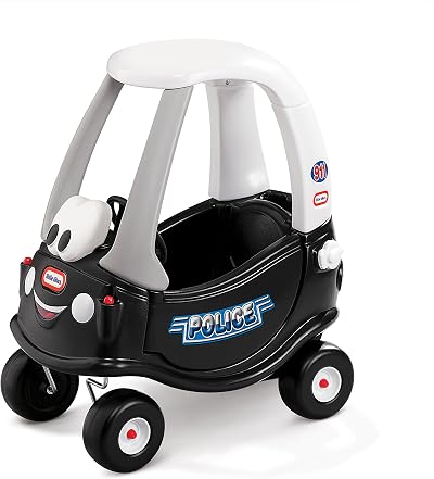 Little Tikes Patrol Police Car Cozy Coupe Ride-On Toy for Toddlers