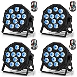 Rechargeable Par Lights RGBW 4-in-1 LED Uplights
