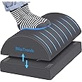 BlissTrends Foot Rest for Under Desk at Work-Versatile Foot Stool with Washable Cover-Comfortable Footrest with 2 Adjustable Heights for Car,Home and Office to Relieve Back,Lumbar,Knee Pain-Gray