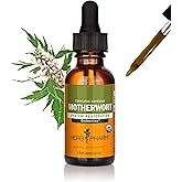 Herb Pharm Certified Organic Motherwort Liquid Extract for Endocrine System Support - 1 Ounce