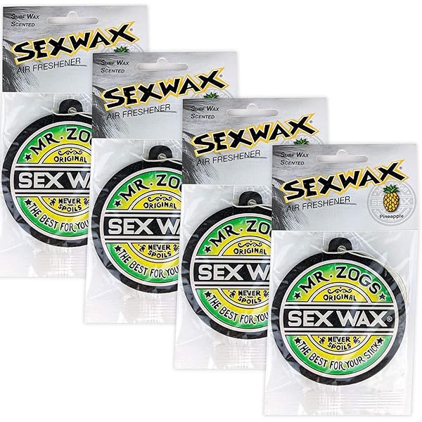Amazon.com: Sex Wax Air Freshener Multi Pack (Coconut 4 Pack