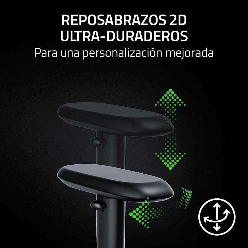 Iskur V2 X NewGen - Silla Gamer ergonómica con Comodidad Transpirable - Cuero EPU de 2.ª Gen tecnología Cooltouch - Soporte Lumbar Integrado - Base del Asiento y Arcos superanchos | Negro