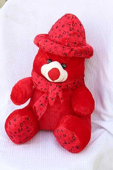 big teddy bear red colour