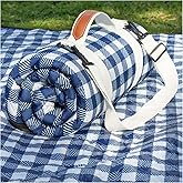 Genovega Waterproof Picnic Blanket Beach Outdoor Camping Mat Extra Large Foldable Cute Big Travel Essential Accessories Gift Park Patio Lawn Garden Grass Ground PlayMusic Festival Concert Must Have