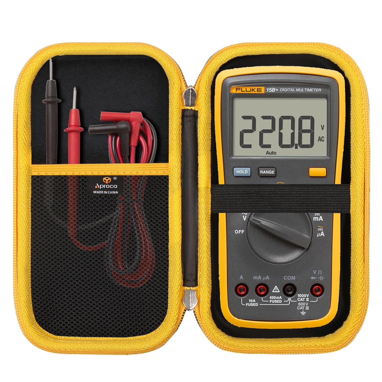 Photo 1 of Aproca Portable Hard Storage Case, for Fluke 15B+ / Fluke 17B+ Digital Multimeter and Accessories (Case Only)