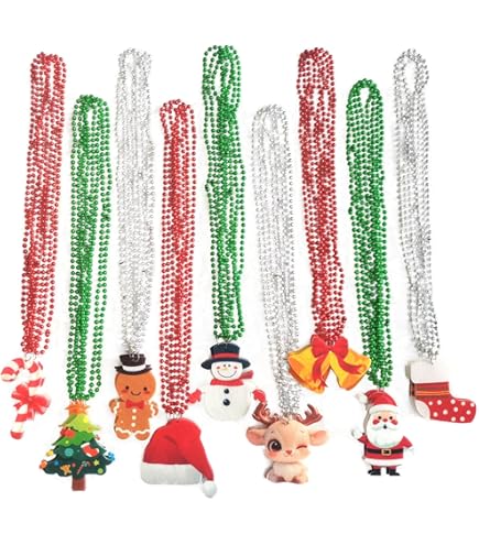 Sureio 24 Pack Shot Glass On Beaded Necklace Shot Glass