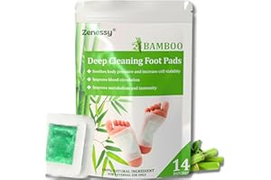Zenessy Foot Pads | Deep Cleansing Foot Patch| Premium Bamboo Foot Pads| Foot Pad for Better Sleep & Foot Care | Organic Prem