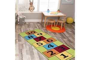 Ottomanson Children's Collection Garden Rug, 2 ft 7 in x 6 ft 0 in, Green