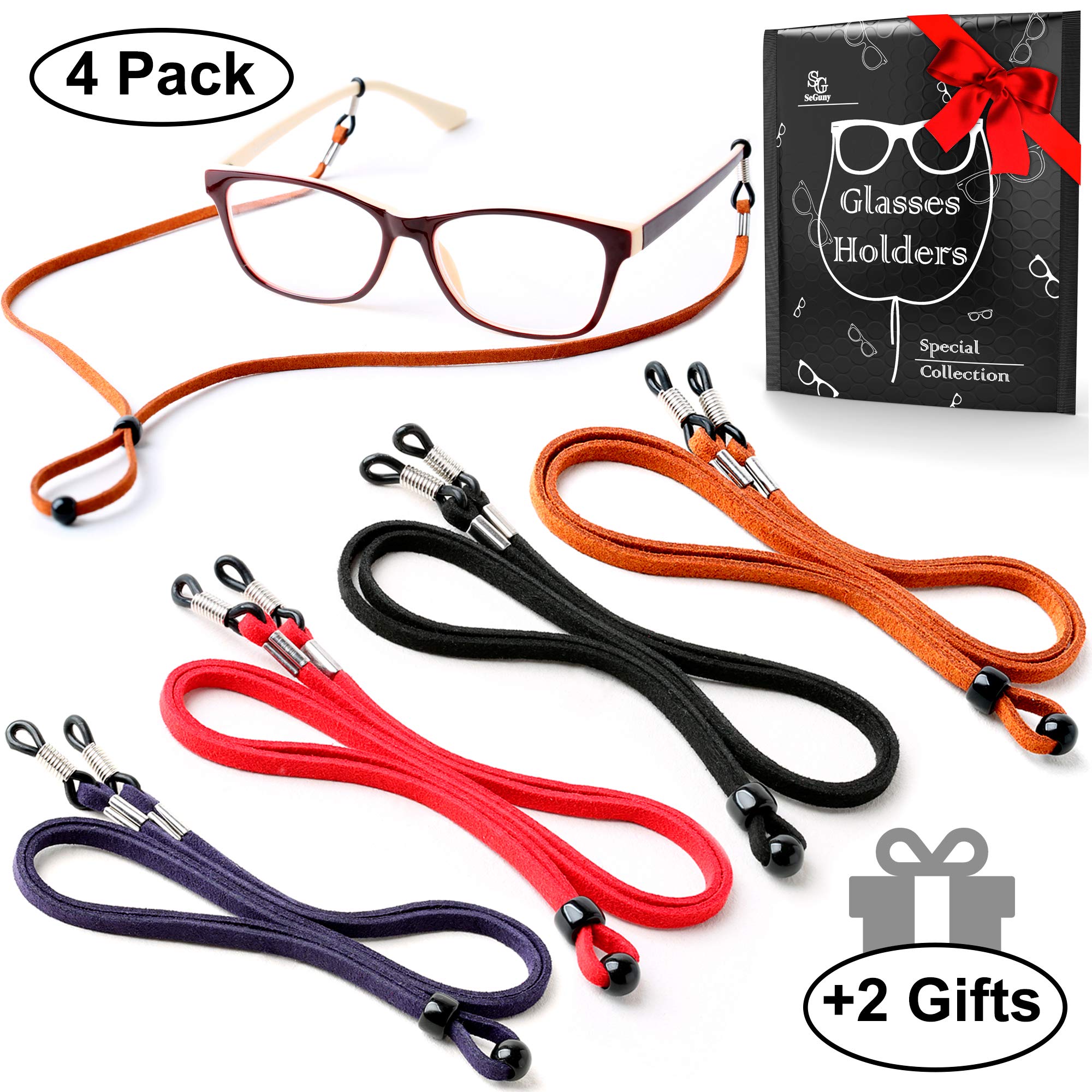 Holdie Eyeglass Retainer Chain Premium Leather Glasses