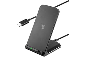 XMANA Wireless Phone Charger for Google Pixel 3 4 XL 5 6 7 8 9 Pro Android & iPhone 16-15W Fast Qi Wireless Charging Station for Samsung Galaxy S25 S24 S23 S22 Z Flip Fold OnePlus (Black)