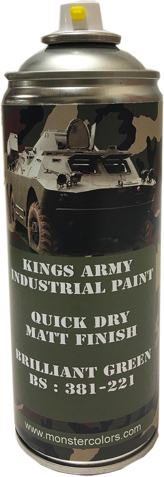 Kings Army Brilliant Green Bs 381221 Industrial Military Matt Spray