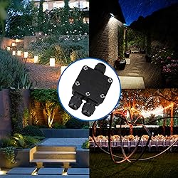 Helunsi 2 Pcs Waterproof Junction Box 3 Way, IP68