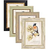 AAQ 4 Pack 4x6 Picture Frame - Picture Frames with HD Plastic Cover,Photo Frame for Wall & Tabletop Picture Frames