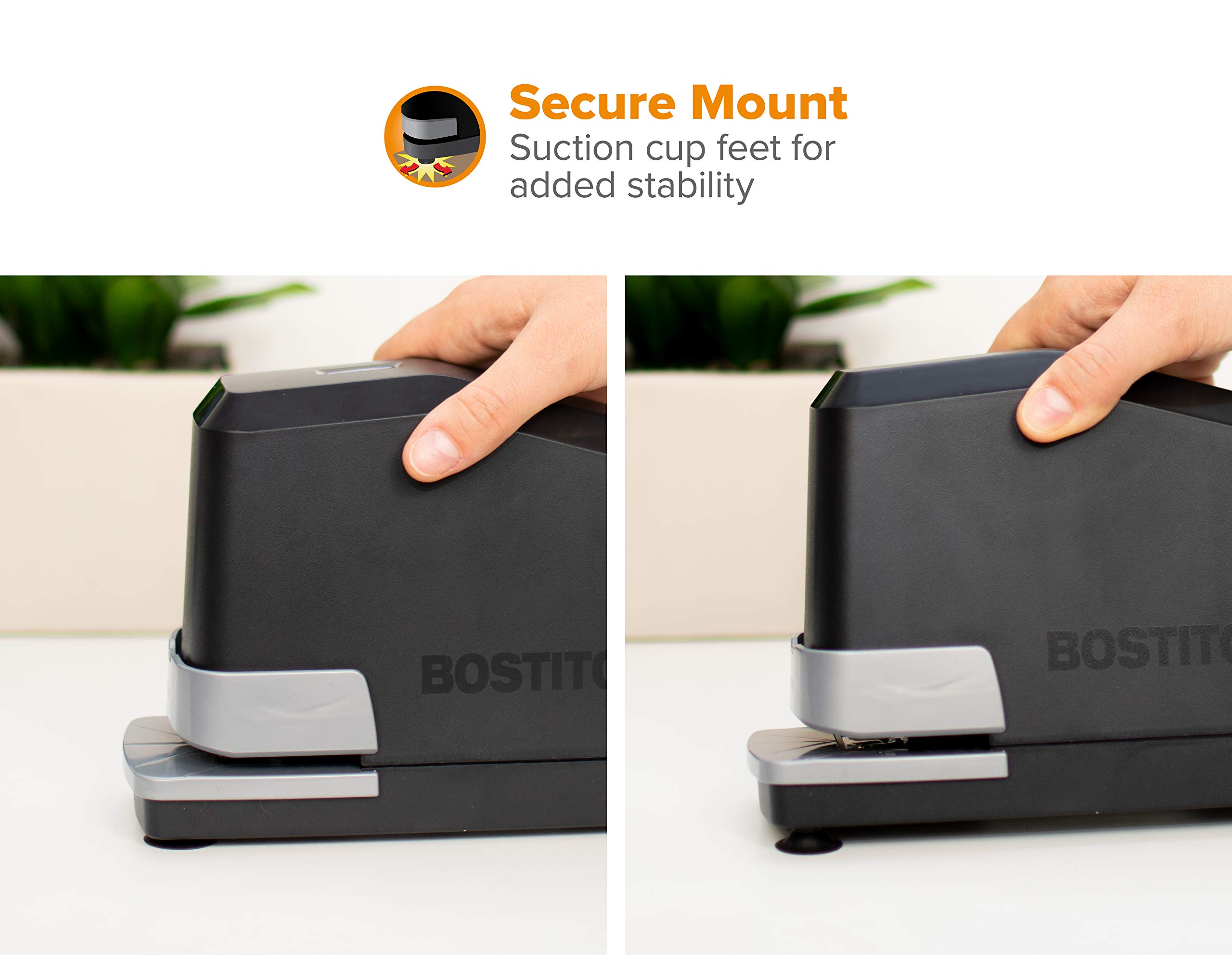 Bostitch Impulse 45 Sheet Electric Stapler Value Pack - Double Heavy Duty, No-Jam with Trusted Warranty Guaranteed by Bostitch, Black (B8E-Value)