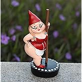 MYSTIC MANUSCRIPT Steel Pipe Dancers Dwarf,Gnome Garden Decorations Resin Statue Outdoor Statue Lawn Yard Balcony Porch Home Decorations Garden Decor