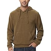 Tyhengta Men's Knitted Hoodies Casual Pullover Hooded Sweatshirts