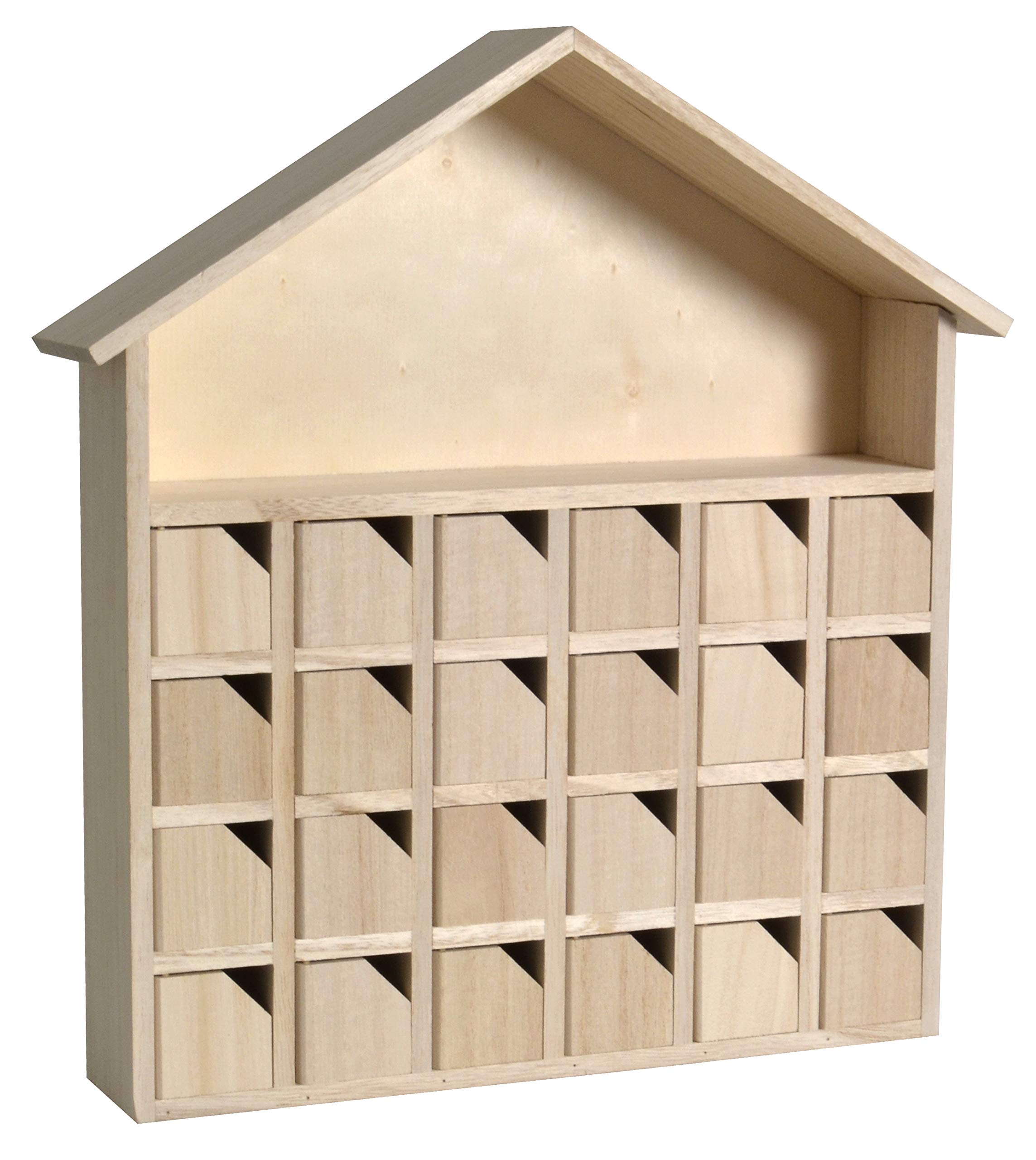 Artemio Advent Calendar House 31.5 x 7 x 34 cm, Wood