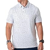 BURLEBO Men’s Performance Polo Shirt – Lightweight, Quick Dry, Moisture Wicking, Four-Way Stretch