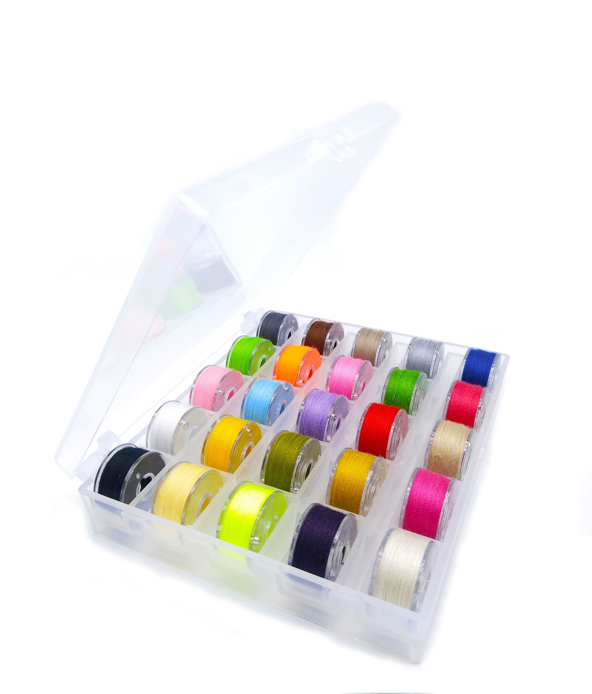 Buy Sewing Machine Spools, JIANZHEN 25 Pcs Transparent Plastic Sewing