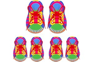 ZAKVOOR Shoelace Threading Teaching Toys Learn to Tie Shoelaces Kindergarten Early Educational Rope