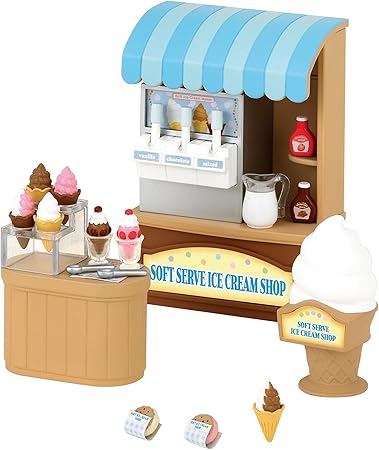 sylvanian families seaside ice cream shop