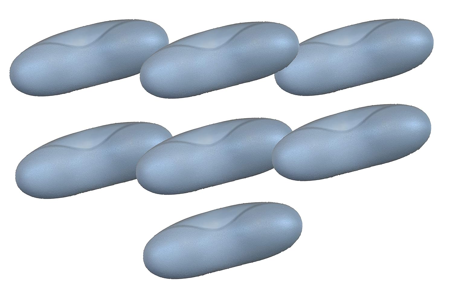 Happy Hot Tubs Spaform Oval Hot Tub Headrest Pillow Grey Spa With Lugs