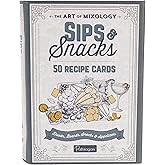 The Art of Mixology Sips & Snacks - 50 Drink and Snack Recipe Cards