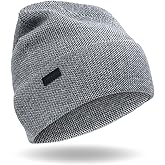 Cole Haan Men's Heritage Rib Cuff Wool Beanie Hat, One Size