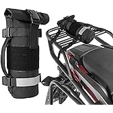 Rexmica Fuel Bottle Holder for 30 oz Fuel Bottle, Fuel Bottle Pouch Bag Fit for Mounting on Motorcycle or on MOLLE Bag Backpack, Black (Patented Design), RM01001