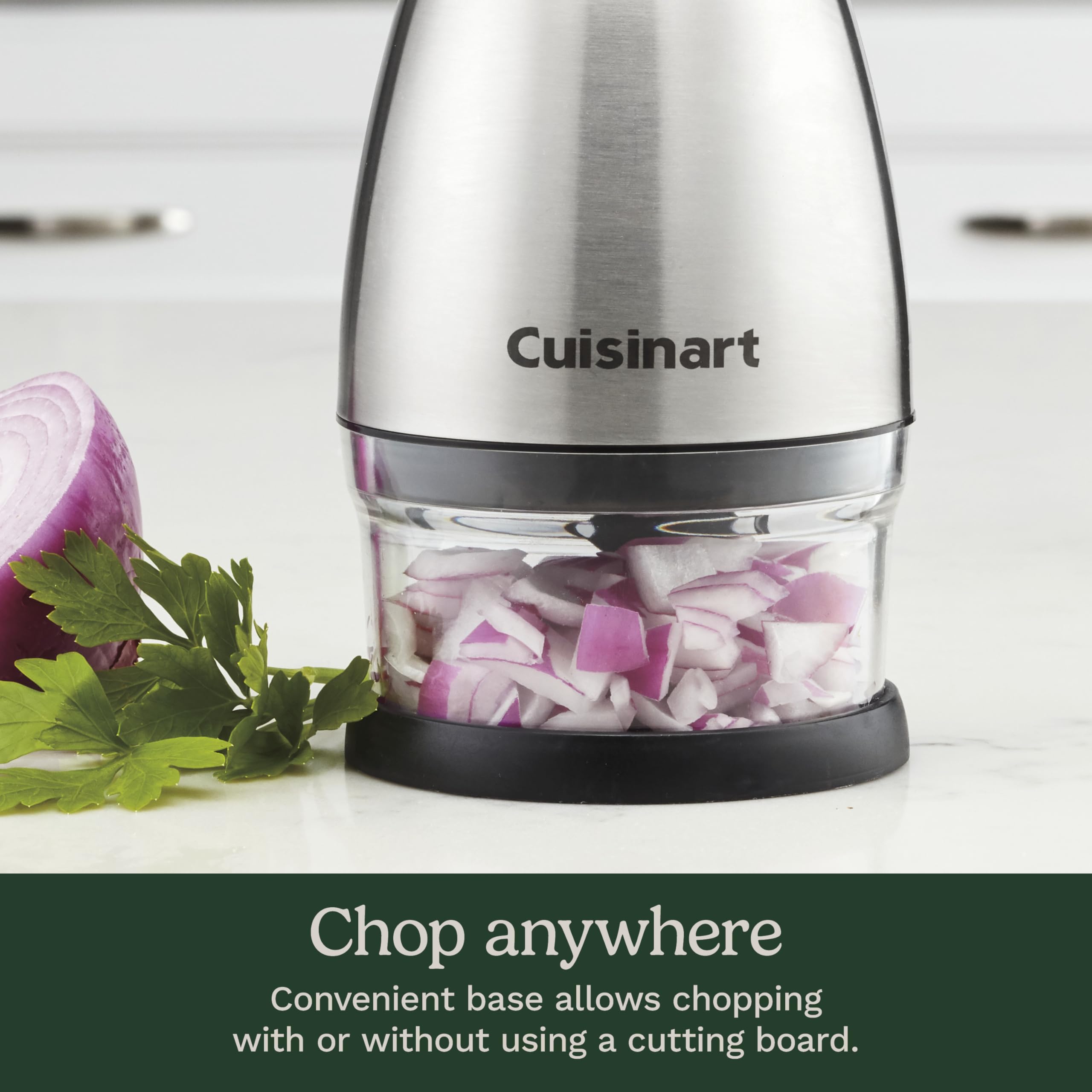 Cuisinart Chopper, Stainless Steel/Black, CTG-00-SCHP, 8.2